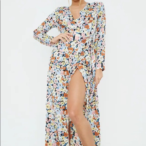 Floral wrap dress - Picture 3 of 5